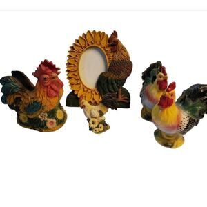 5 Pieces Chickens & Roosters Collection
